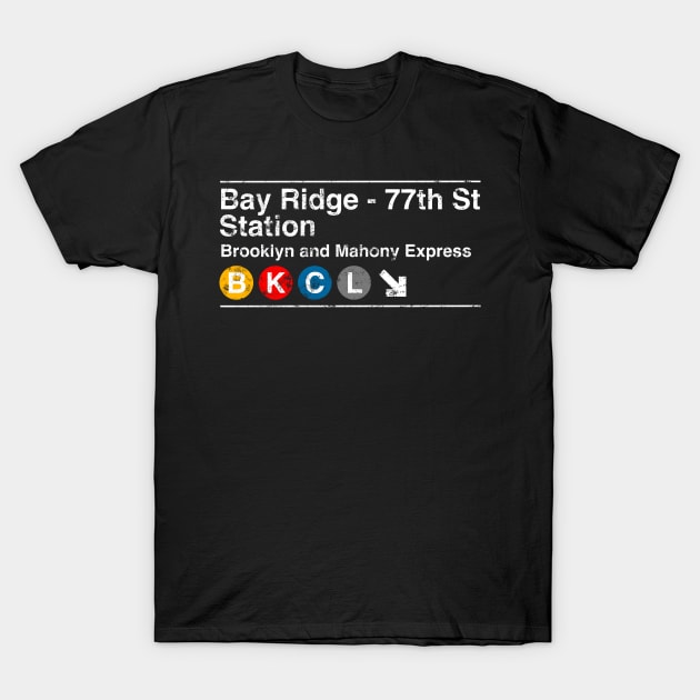 Bay Ridge Subway (Brooklyn & Mahony Express) T-Shirt by UselessRob